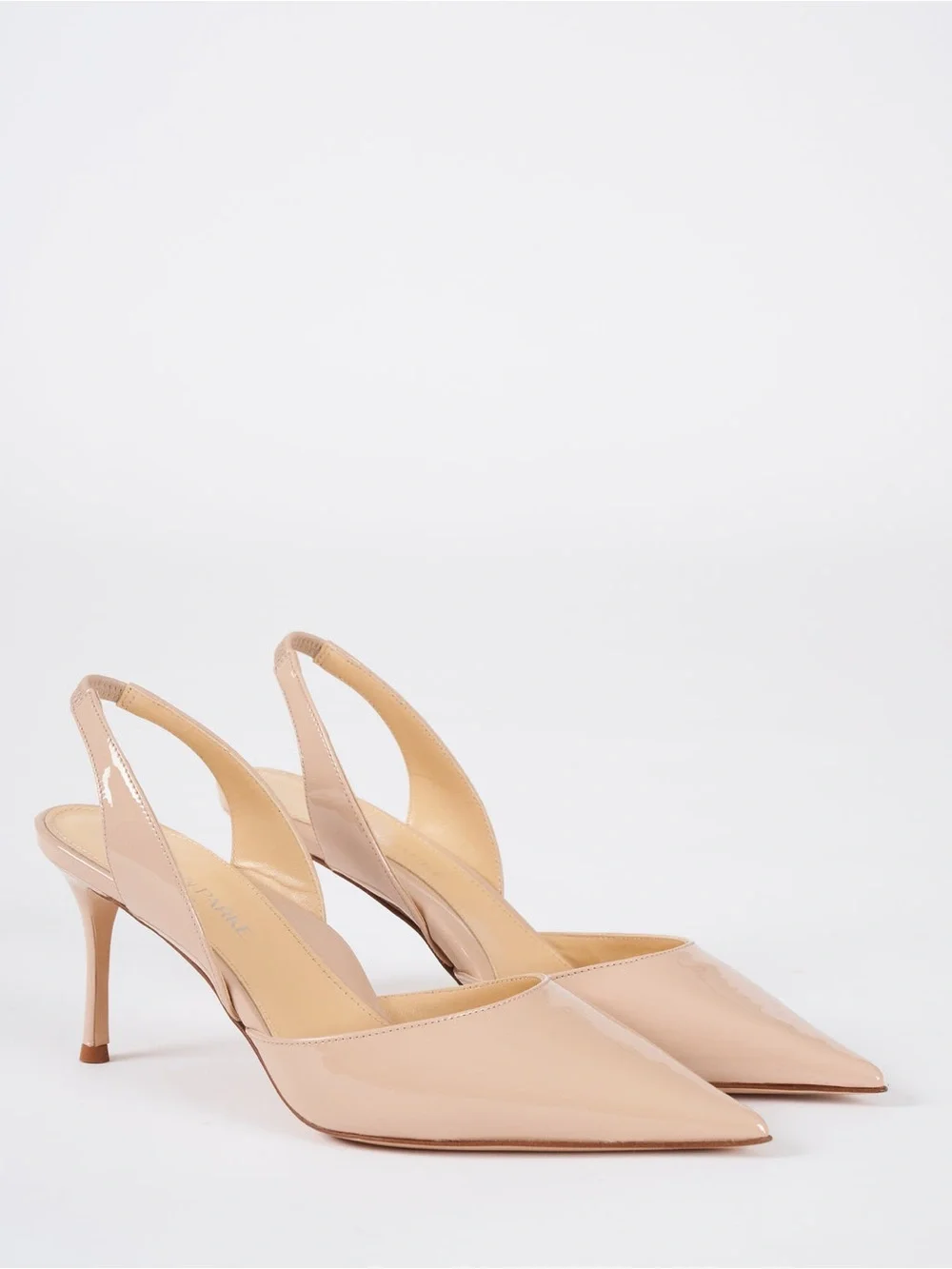 Marion Parke eleanor 70 simple slingback - powder regular price $550